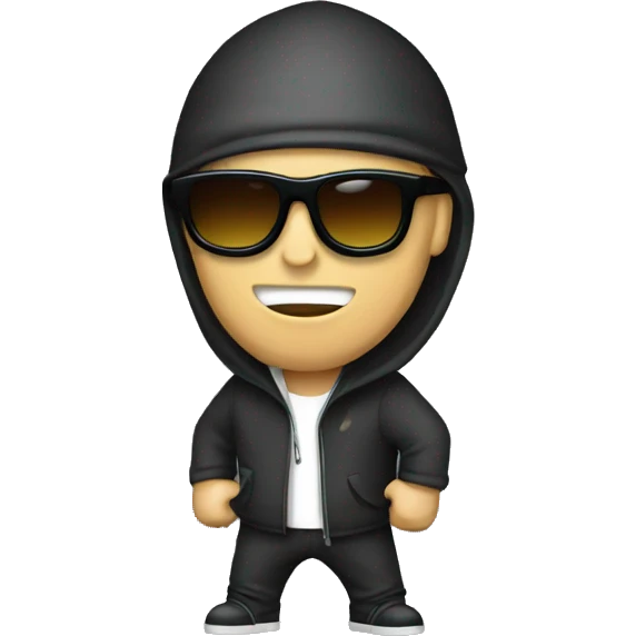 Robber with money and sunglasses emoji
