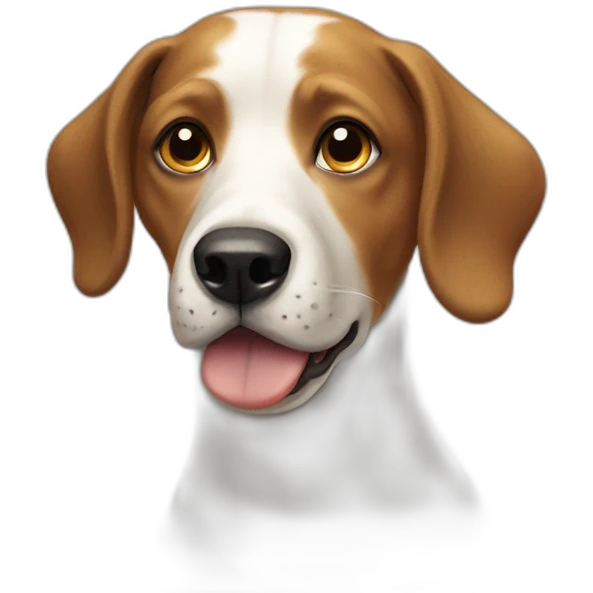 Duckbilled dog emoji