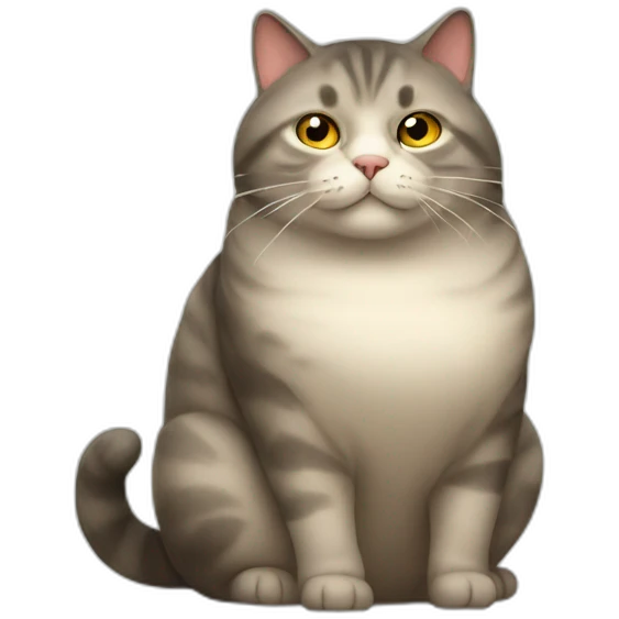 Fat cat emoji