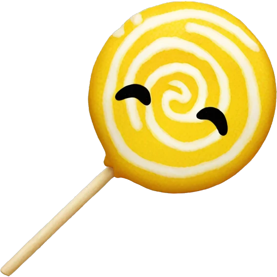 yellow lollipop emoji