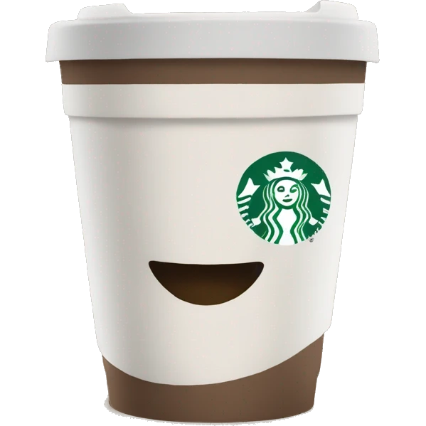 Starbucks cup simple emoji