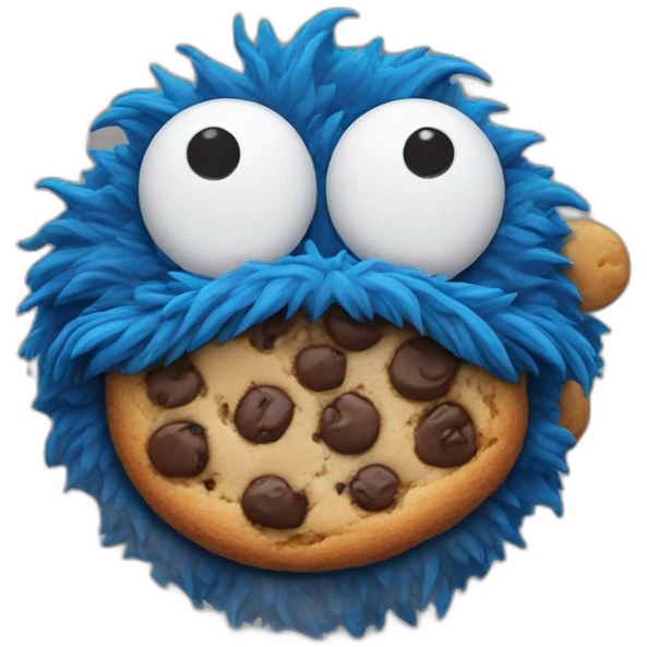Cookie monster emoji