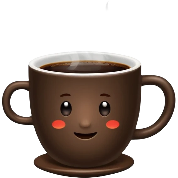 black coffee emoji