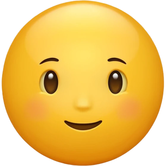 sun-yellow sphere. emoji