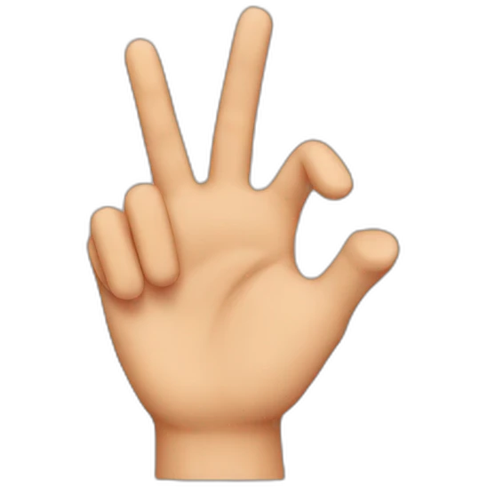 pinching emoji