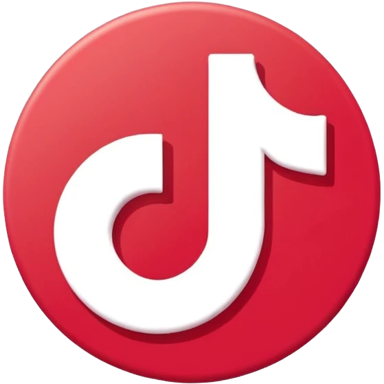A clean, modern emoji-style icon representing a TikTok certification: a TikTok logo combined with a checkmark badge, flat design, simple shapes, bright colors, minimal details, transparent background, high resolution, emoji style. emoji