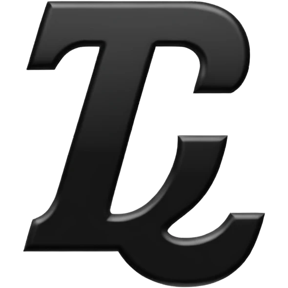 Capital L in black text with yellow background  emoji