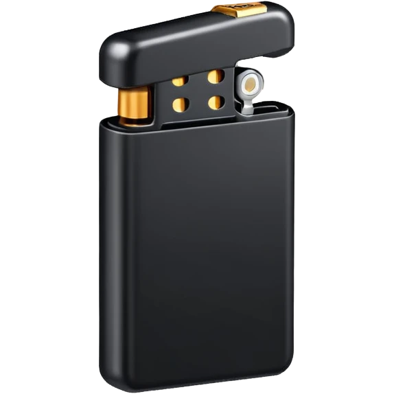 black lighter emoji