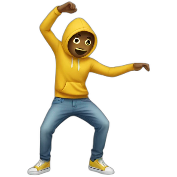 Personne qui Dab emoji