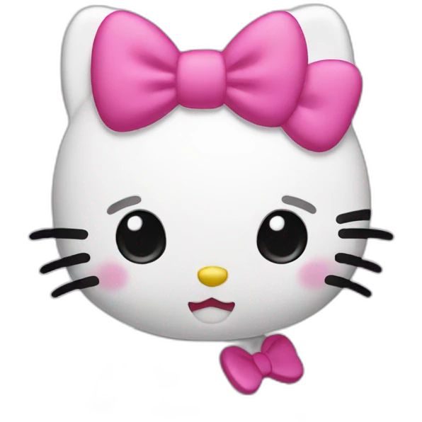 Hello kitty emoji