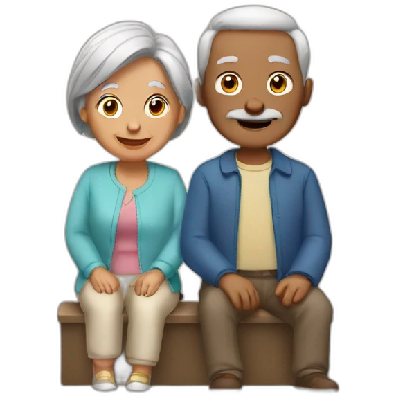 2 grandparents emoji