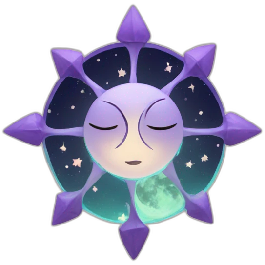 tripple moon goddess symbol emoji