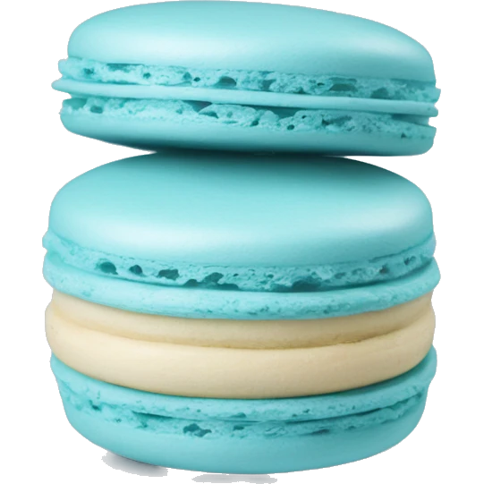 pastel blue macaron emoji