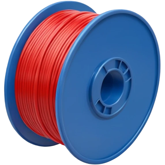 spool of red filament emoji