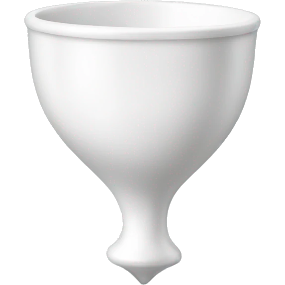 White menstrual cup emoji
