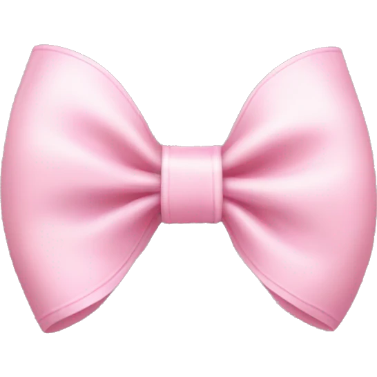 baby pink bow emoji