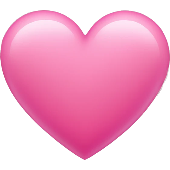 Pink heart  emoji