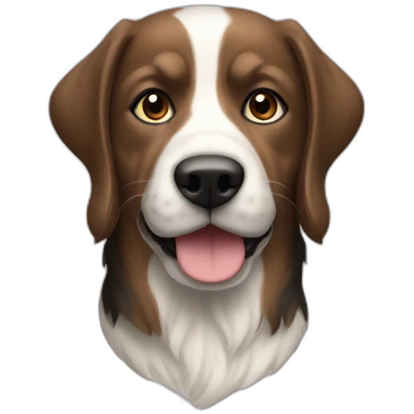 Chien sur chat emoji