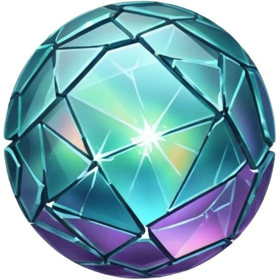 Make a shattered magic orb emoji