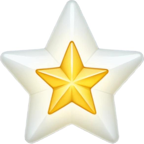 11 corner star with white tick on it emoji