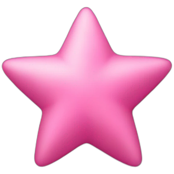 pink money star emoji