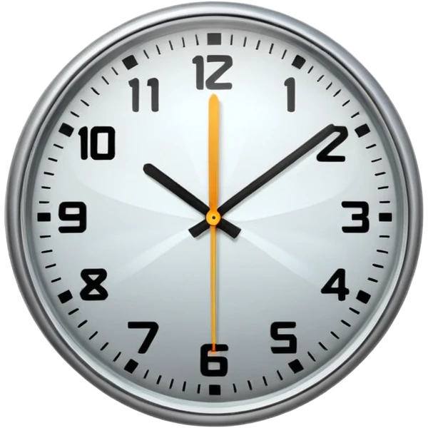 fast moving clock emoji