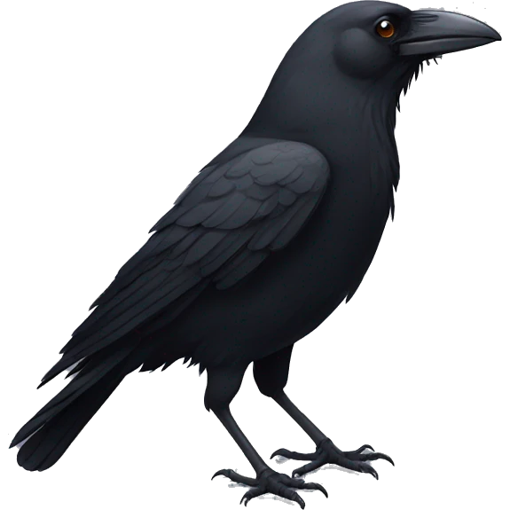Crow emoji