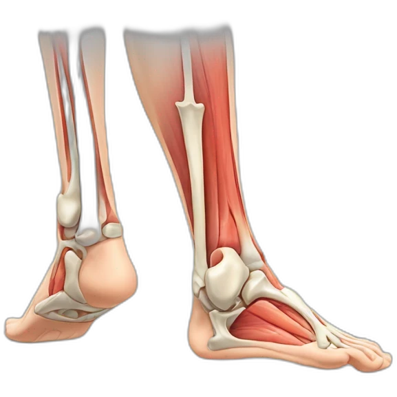 foot ankle anatomy emoji