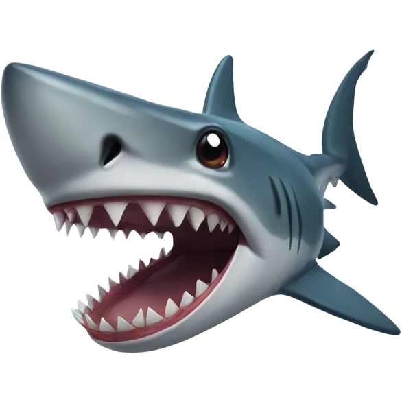 shark with lollip emoji