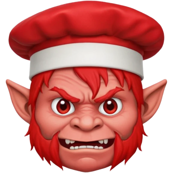 troll the red chef emoji