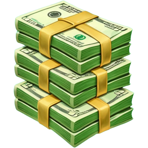 Falling value of the dollar emoji