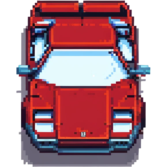 красная Lamborghini Countach, no background emoji