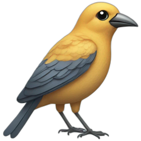 bird wearing a jumper emoji