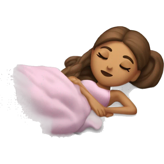 Ariana Grande sleeping emoji