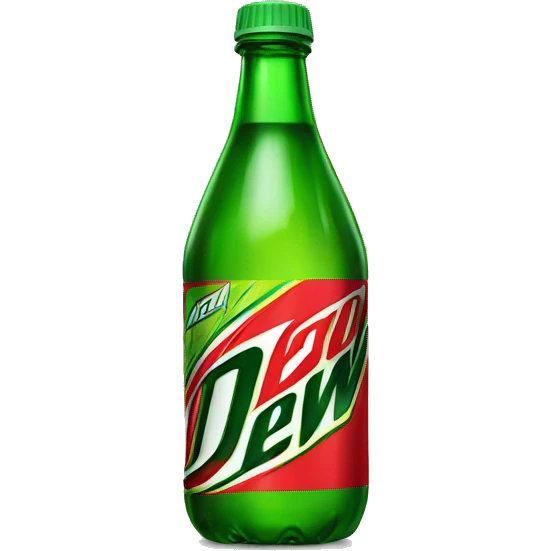 Red Mountain Dew bottle emoji