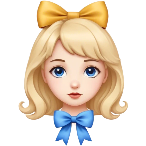 Cute Colette bow emoji