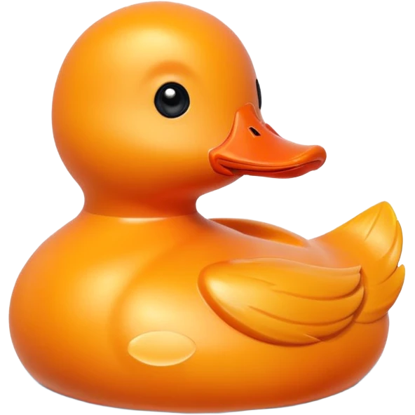 orange toy duck emoji