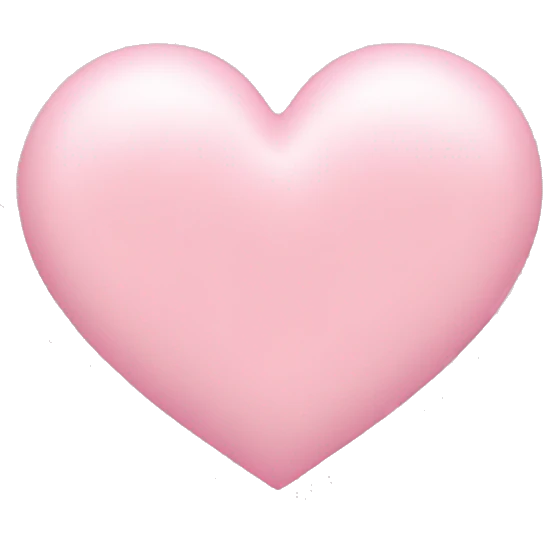 baby pink heart emoji