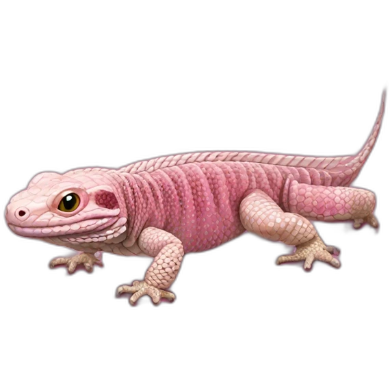 tegu lizard pink emoji