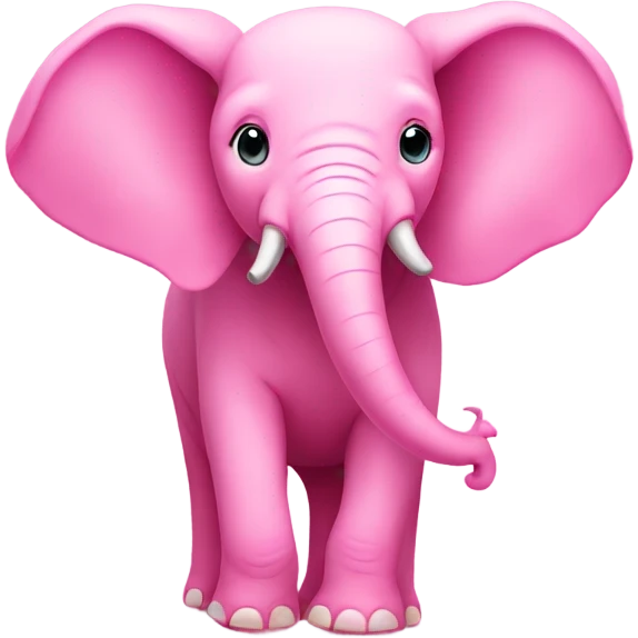 Pink elephant  emoji
