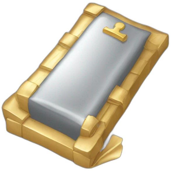 billet argent qui tombe du ciel emoji
