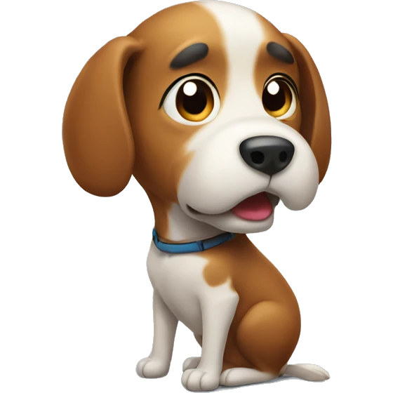 dog pooping emoji