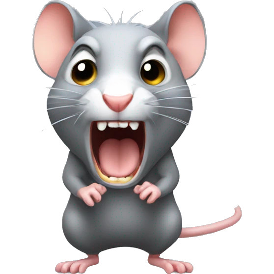 rat angry cute emoji