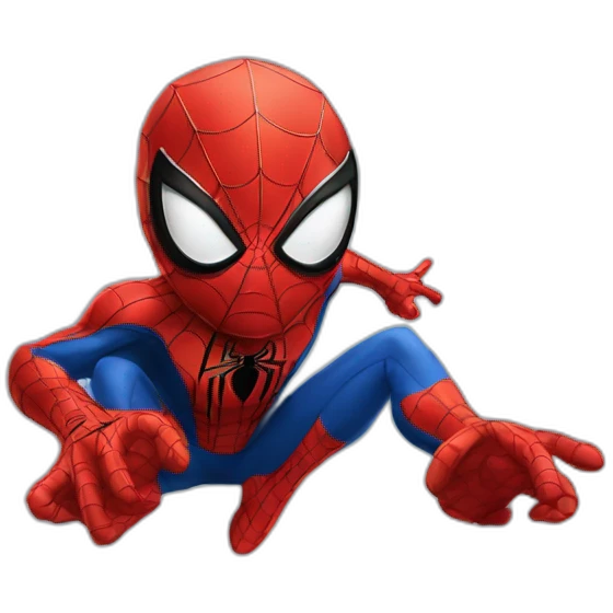 Spiderman playing game emoji