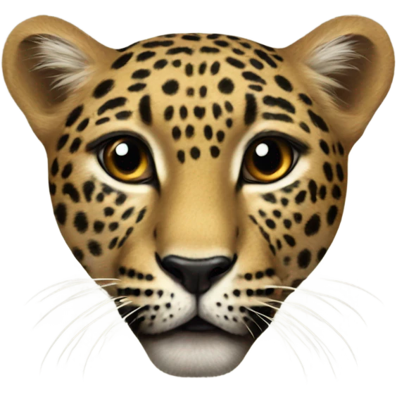 Leopard heart emoji