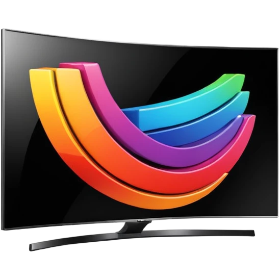 curved oled television emoji