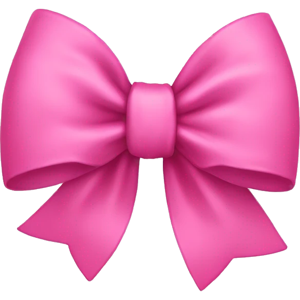 pink bow emoji