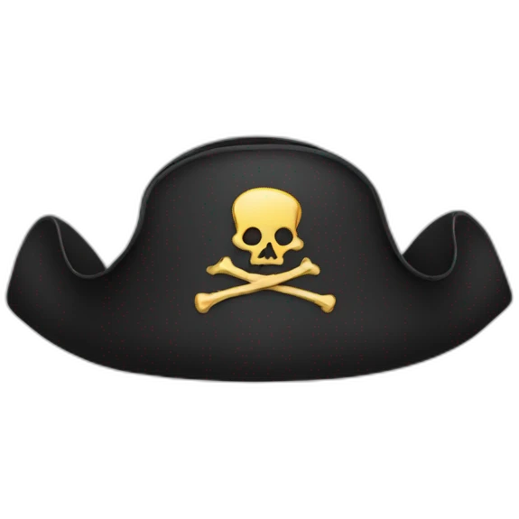 pirate hat emoji