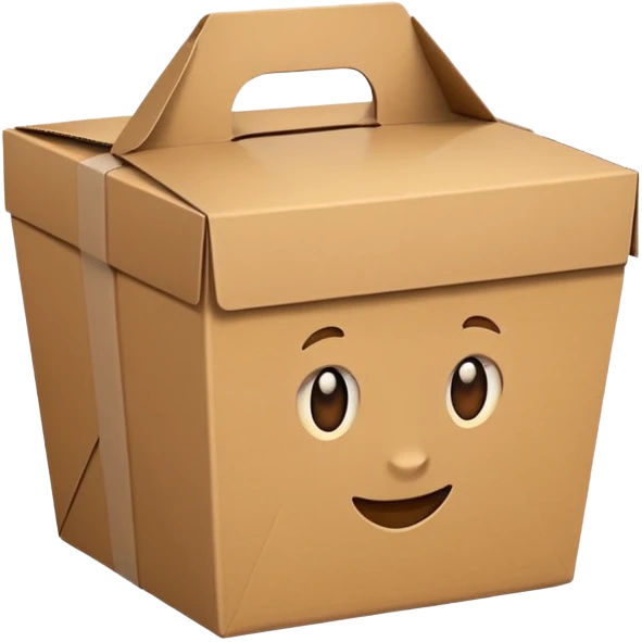 food take away box emoji