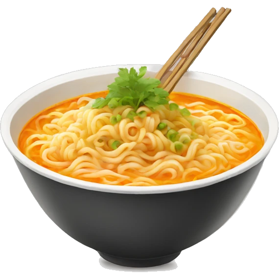 orange ramen emoji